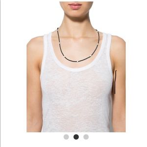 Tiffany & Co Black Spinel & Pearl Bead Necklace